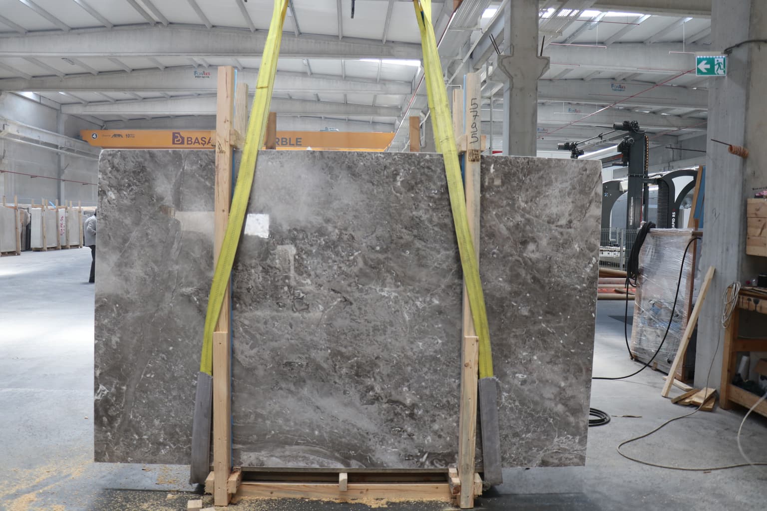 BARCELONA GREY polished marble slab