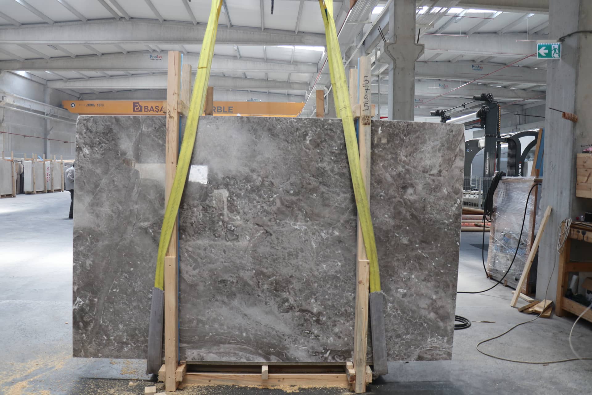 BARCELONA GREY polished marble slab