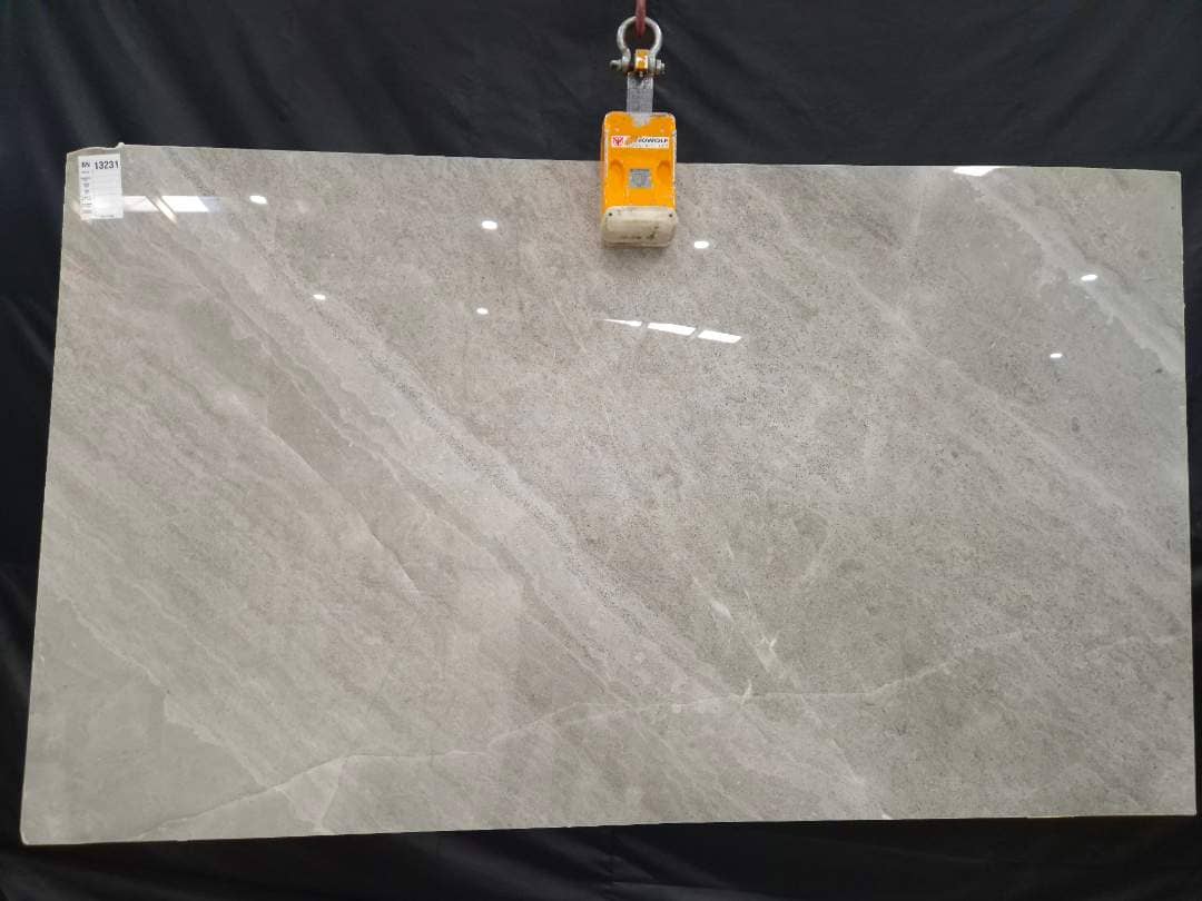 Kansas Grey Polished marble slab