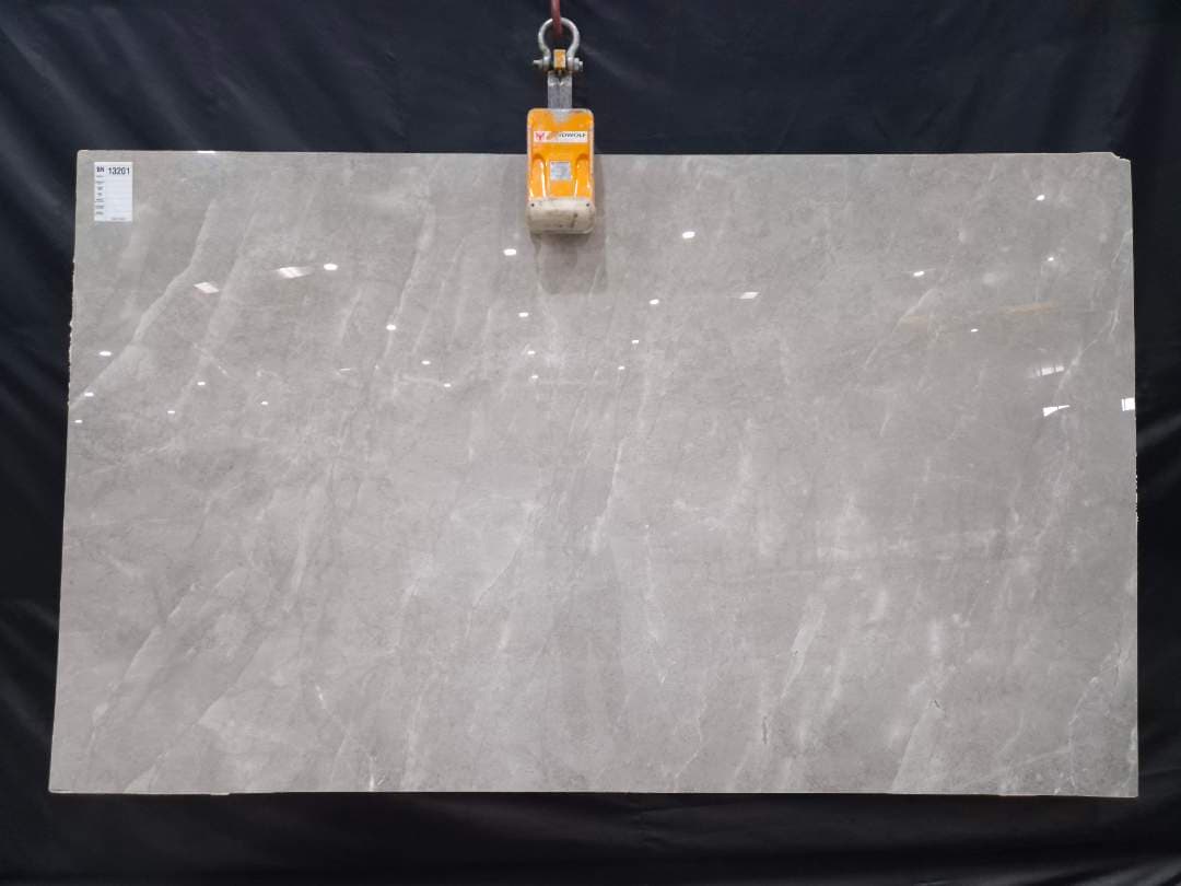 Kansas Grey Polished marble slab
