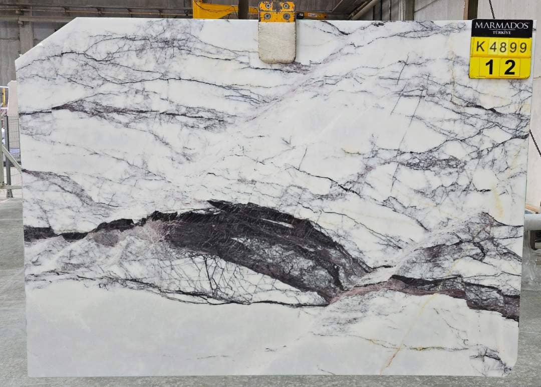 Lilac Polished marble slab