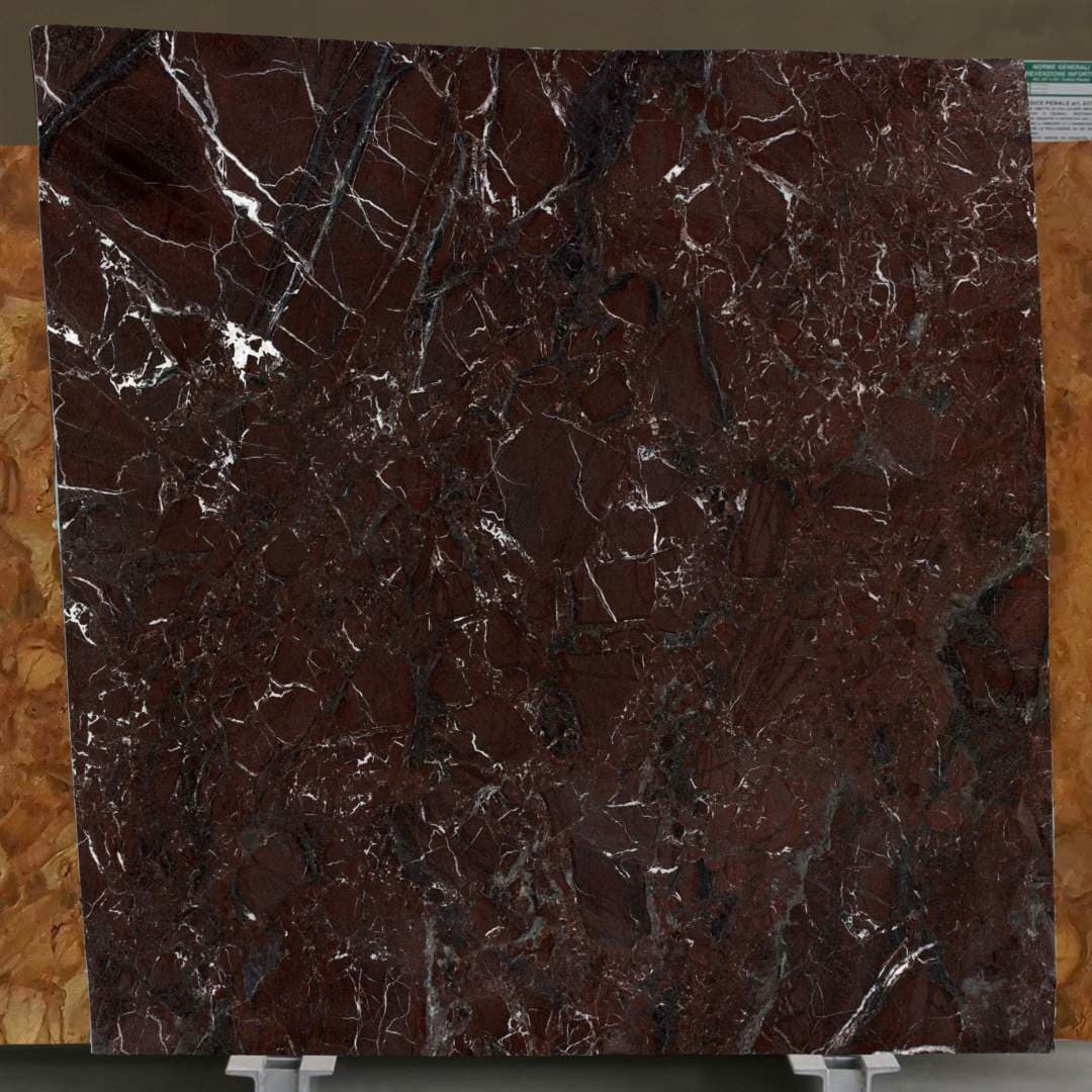 Rosso Levanto Polished marble slab