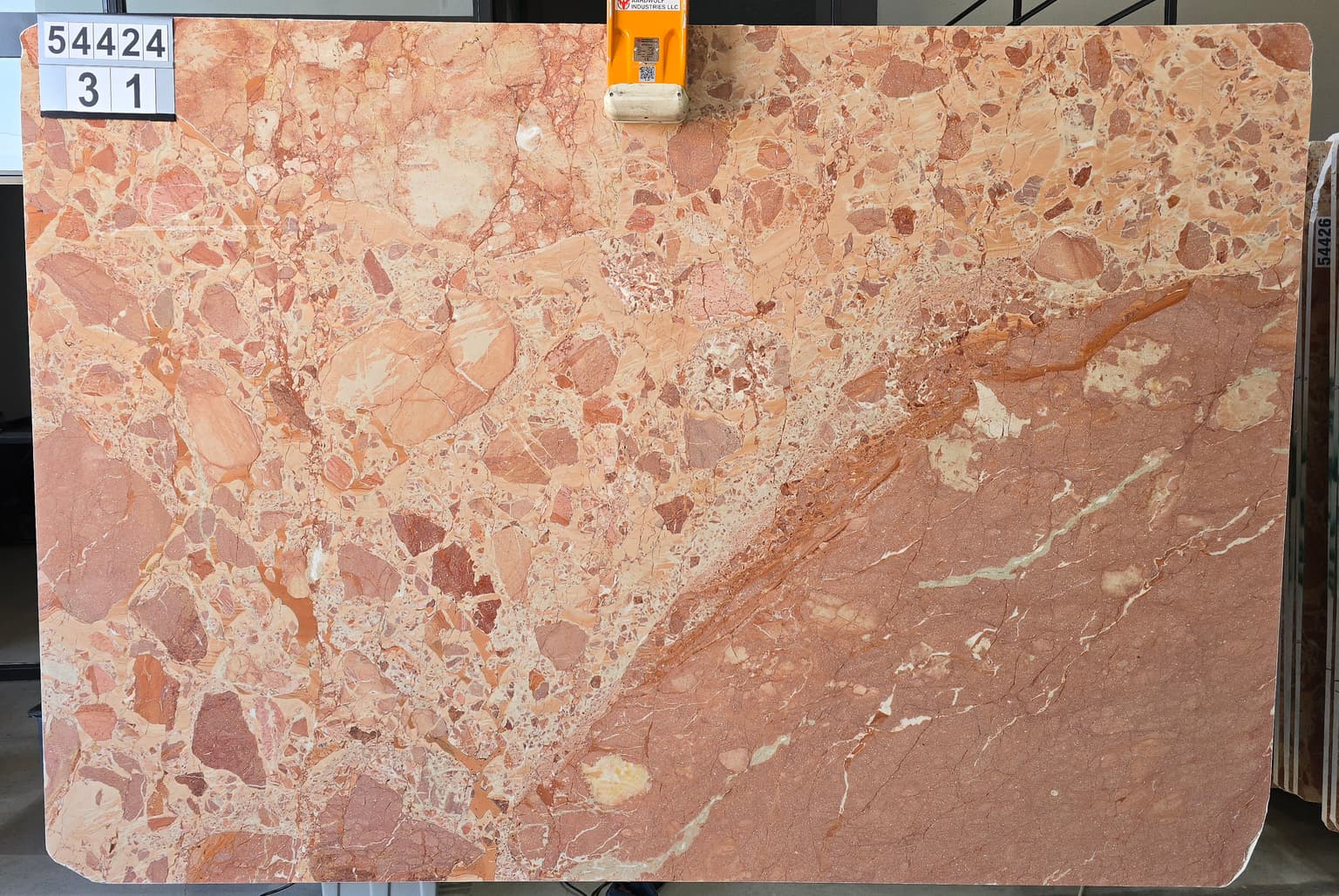 Bella Rosa Polished marble slab
