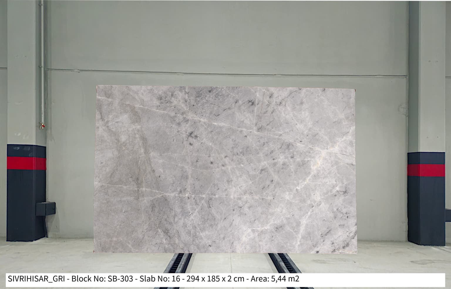 SİVRİHİSAR GRİ Polished marble slab