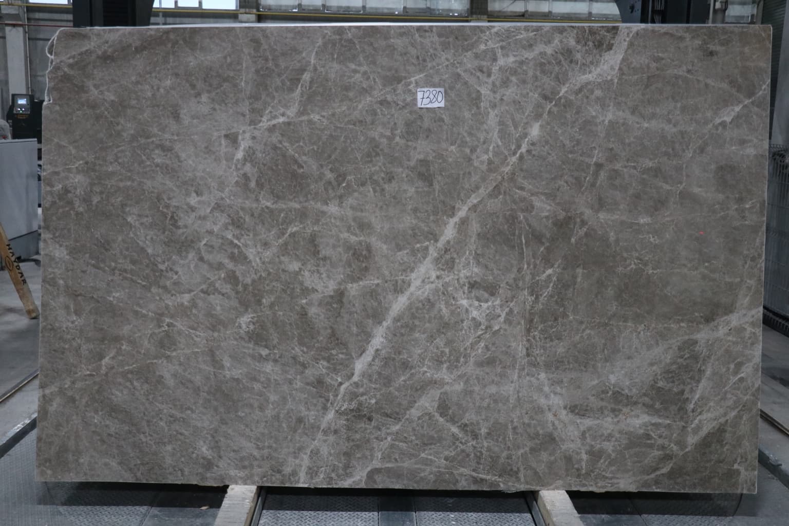 MODERN GREY polished marble slab