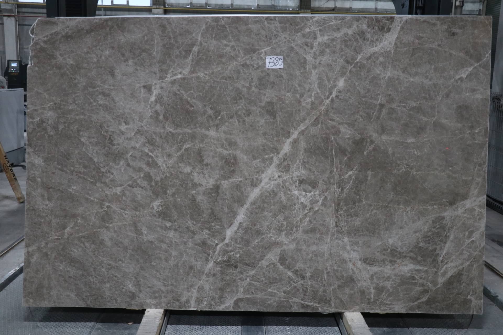 MODERN GREY polished marble slab