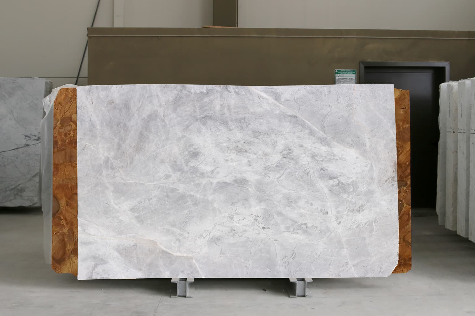 Fendi Blue Polished marble slab