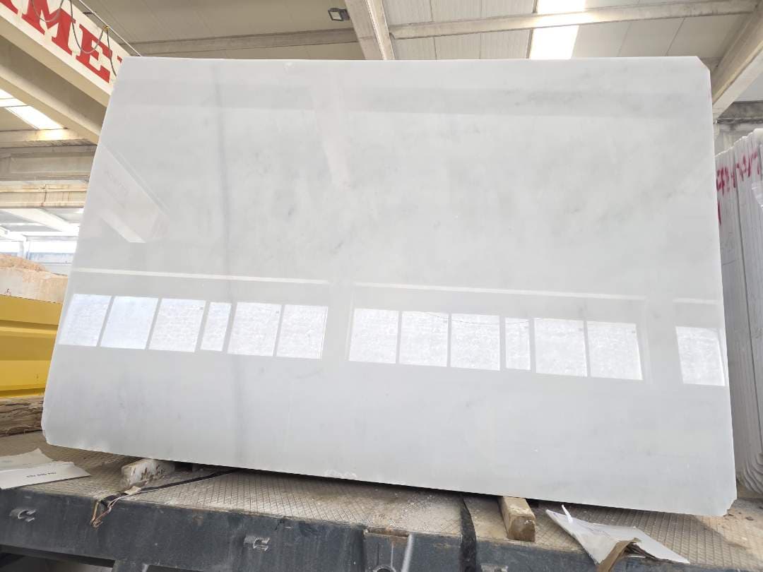 Kemalpasa White Polished marble slab
